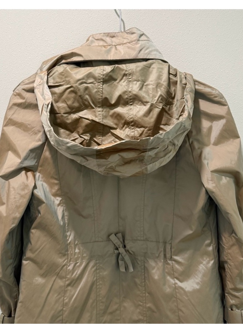 Cole Haan Chic Rain Coat with Back Bow - Picture 7 of 12